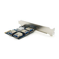 TU  TU Контроллер PCI-Е=>USB 3.0, 4 порта, 5Gbps, OEM