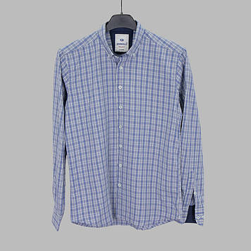 Сорочка чоловіча, приталена (Slim Fit), з довгим рукавом, Birindelli IND.RGL 04-317 100% бавовна M(Р)