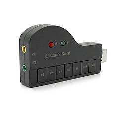 DR Контроллер USB-sound card (8.1) 3D sound (Windows 7 ready), Blister