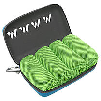 Комплект рушників охолоджувальних MadWave Water Sports towel 100x30 см 4 шт. мікрофібра, фото 4