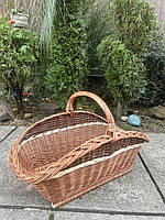 Корзина на дрова з цільної лози