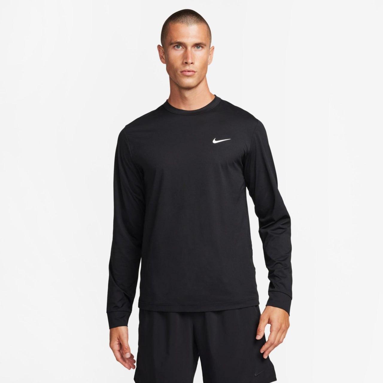 Футболка-лонгслів компресійна Nike Dri-FIT UV Hyverse Long-Sleeve Fitness Top (FB8583-010)