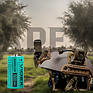 Ліхтарик на каску Night Evolution MPLS CHARGE olive + акумулятор + зарядка, ліхтарик на шолом койот, інфрачервоний, фото 4