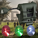 Ліхтарик на каску Night Evolution MPLS CHARGE olive + акумулятор + зарядка, ліхтарик на шолом койот, інфрачервоний, фото 5