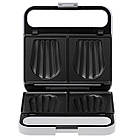 Бутербродниця Adler AD 3070 White — 2-в-1, 1100 Вт, змінні пластини, антипригарне покриття, фото 7