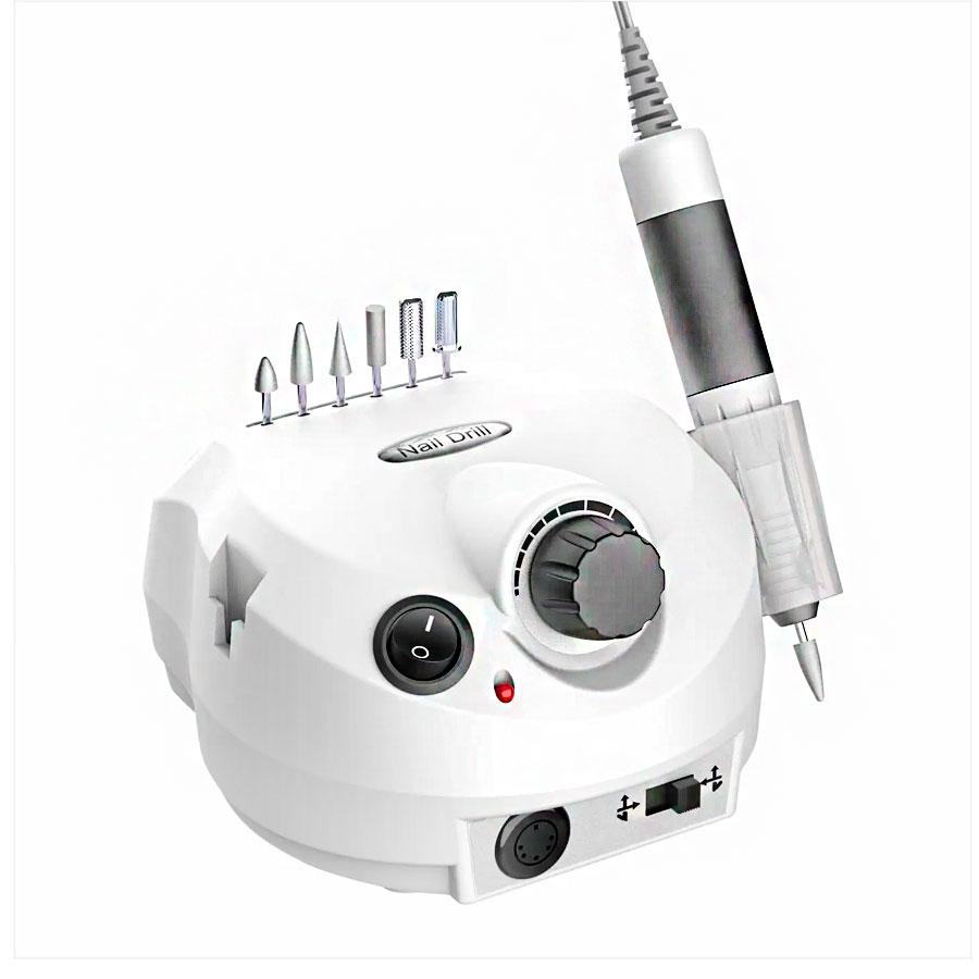 Фрезер для манікюру та педикюру Nail Drill DM-202 45000 об/хв (білий)