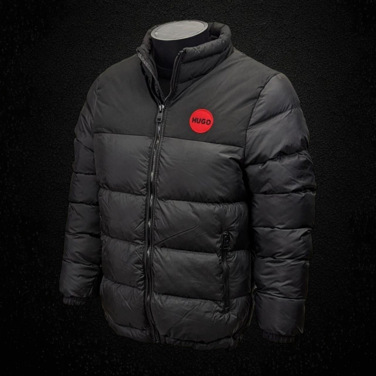 Чоловіча зимова куртка Hugo Boss CK8498 чорна S (М по бірці)