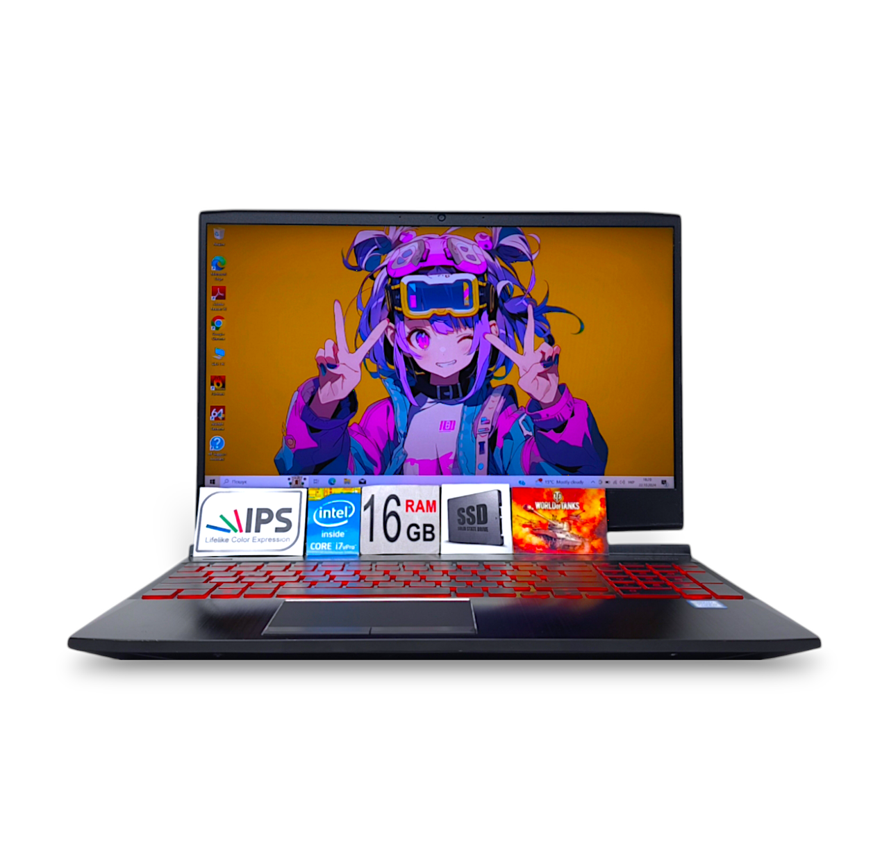 Ноутбук HP OMEN 15.6" FHD IPS Core i7-8750H 16GB DDR4 SSD 1TB Nvidia RTX 2070 Max-Q 8GB