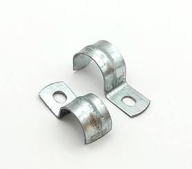 Скоба металева однолапкова для гофри D 16 (уп 100шт)