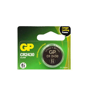 Батарейка CR2430 GP Lithium (3v) 1шт