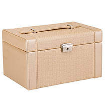 Скринька для прикрас з дзеркалом "Грація" 16*25*13.5см. екокожа, рандомний вибір (9189-001), фото 4