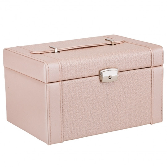 Скринька для прикрас з дзеркалом "Грація" 16*25*13.5см. екокожа, рандомний вибір (9189-001)