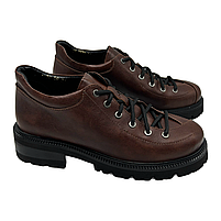 Туфлі жіночі шкіряні коричневого кольору “Style Shoes”, фото 4