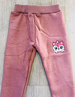 Лосини утеплені для дівчат оптом, S&D, 1-5 років, № CH-7169, фото 3