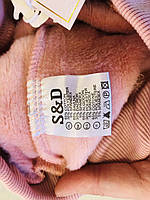 Лосини утеплені для дівчат оптом, S&D, 1-5 років, № CH-7169, фото 6