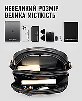 Чоловіча шкіряна сумка на плече Tiding Bag TM-26183, фото 8