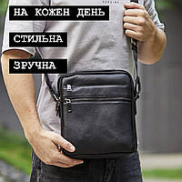 Чоловіча шкіряна сумка на плече Tiding Bag TM-26183, фото 9