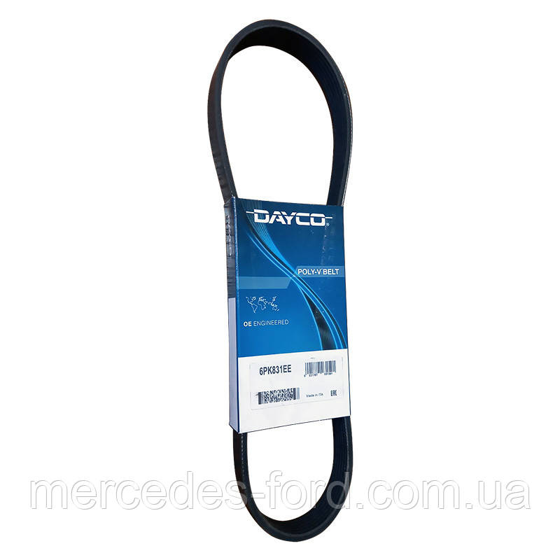 Ремінь генератора полікліновий (без кондиціонера) 6PK831 Ford Transit 2.0 TDI / FWD дизель Форд Транзит 2000-2006, 1C1Q6D314AB, фото 1