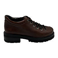 Туфлі жіночі шкіряні коричневого кольору “Style Shoes”, фото 5