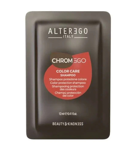 ALTER EGO ITALY CHROMEGO Color Care Шампунь для захисту кольору фарбованого та освітленого волосся (саше),12 мл (оригінал)
