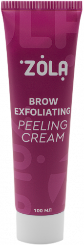 Крем-скатка для брів Zola Brow exfoliating peeling cream, 100 мл, фото 1