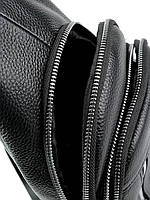 Чоловіча шкіряна сумка 0155 black.Чоловічі сумки-планшети оптом і в роздріб в УкраЇні., фото 4
