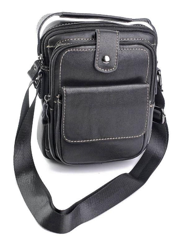 Чоловіча шкіряна сумка 9001 Black.Чоловічі сумки-планшети оптом і в роздріб в УкраЇні на сайті trandbags.com