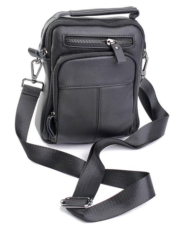 Чоловіча шкіряна сумка 1030 Black.Чоловічі сумки-планшети оптом і в роздріб в УкраЇні на сайті trandbags.com