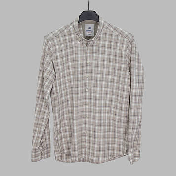 Сорочка чоловіча, приталена (Slim Fit), з довгим рукавом, Birindelli IND.RGL 04-321 100% бавовна M(Р)