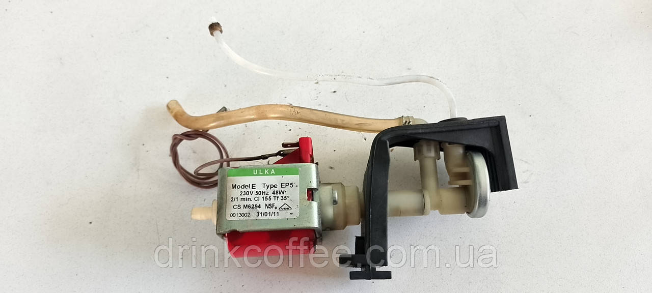 Насос помпа ULKA Type EP5 230V 48W 50Hz в зборі для кавомашини Delonghi ESAM 5400.R_11 Perfecta б/у