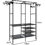 Вішалка для одягу - подвійна в стилі лофтв Ruhhy 22671, фото 5