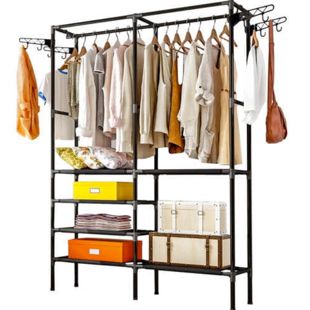 Вішалка для одягу - подвійна в стилі лофтв Ruhhy 22671, фото 1