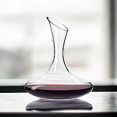 Декантер RESTEQ 1 л — елегантний графін для вина та напоїв із міцного скла, 1000 мл, фото 2