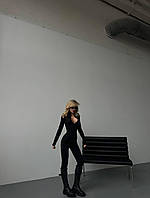 Комбинезон женский, рубчик на флисе, 40-42, 42-44, 44-46 (2) Блу1469-1108