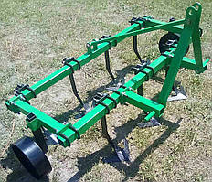 Паровий культиватор передпосівний 1,6м навісний до мінітрактора (пряма жорстка стійка, 7 стрільчатих лап в 2 ряди)