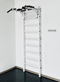 Шведська стінка біла посиленої конструкції – спортивне обладнання