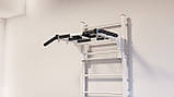 Шведська стінка з турніком посилена біла – спортивне обладнання, фото 3