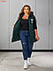 Стильний жіночий жилет з плащової тканини та утеплювачем, фото 4