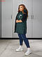 Стильний жіночий жилет з плащової тканини та утеплювачем, фото 5