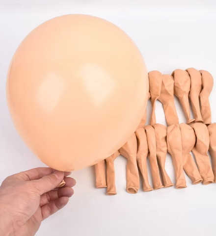 Повітряні латексні кулі 10"(25см) Кремовий Пастель. В упак:25 шт. Вир-во: Китай