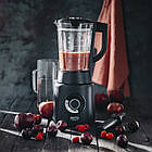 Блендер стаціонарний Camry CR 4089 — 2000 Вт, 1,7 л скляна чаша, 3 програми, титанові леза, фото 8