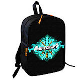 Набір дитячий Майнкрафт Кріпер "Minecraft" рюкзак 36х27см сумка-бананка, кружка з принтом для хлопчика (01554), фото 2