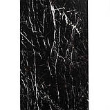 Самоклеюча венілова плитка в рулоні чорний мармур 600*3000*2mm, фото 9