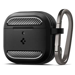 Чохол Spigen Rugged Armor case до Apple AirPods 4 Black (ACS08642)