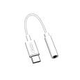 Перехідник XO NB-R161 USB type C - AUX 3.5 мм 0.4 м White (NB-R161.white), фото 3