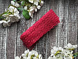 Мереживо Доріжка, близько 10 м/уп, вишневого кольору оптом, фото 2