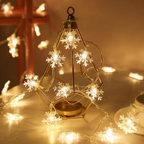 Гірлянда Snowflake TXD174 White, фото 1