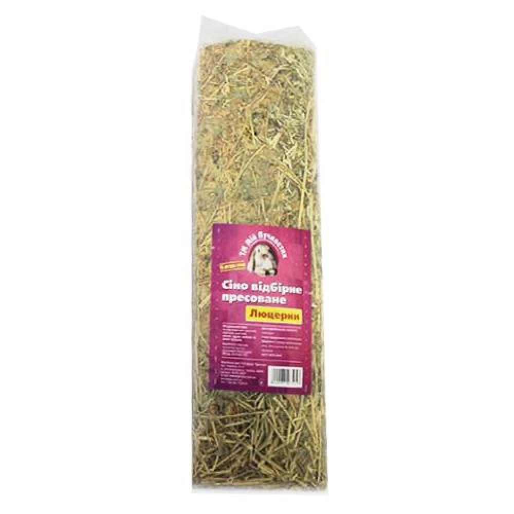 Сіно люцерни Мій Пухнастик пресоване 1кг, фото 1