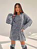 Жіноча сукня-двійка з гетрами утеплений трикотаж рубчик Smb9246, фото 6