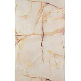 Самоклеюча венілова плитка в рулоні бежевий мармур з прожилками 600*3000*2mm, фото 4